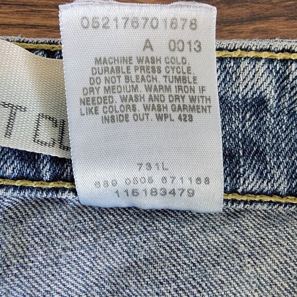 Levis 518 Boot Cut Superlow Jeans Womens 9 Western Cowgirl Casual Ranch 32x30 - Picture 14 of 14